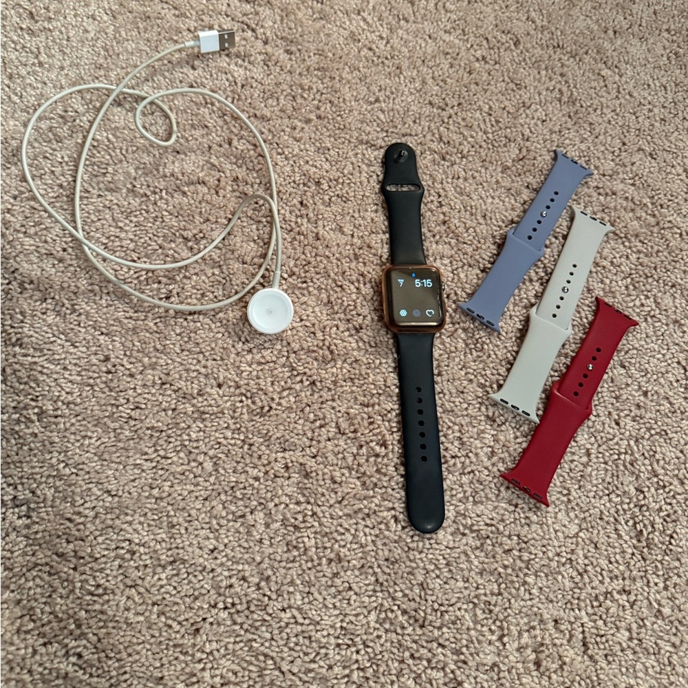 Apple Watch Series 3 42mm with extra bands